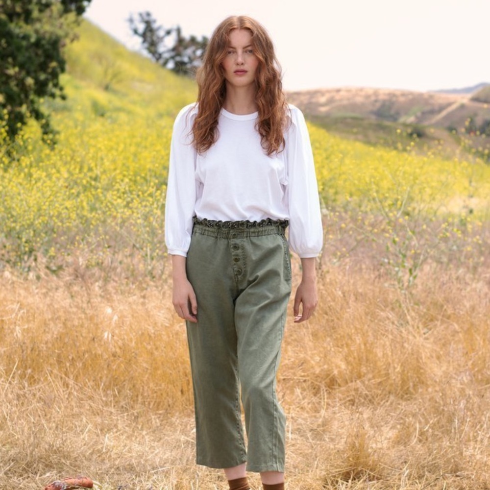The Great Pleat Sleeve Tee